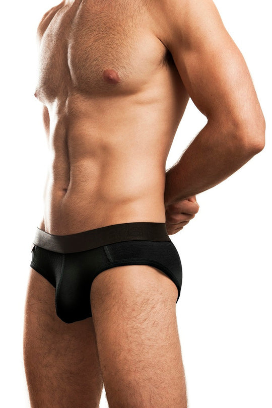 Jack Adams USA Naked Brief in black- men&