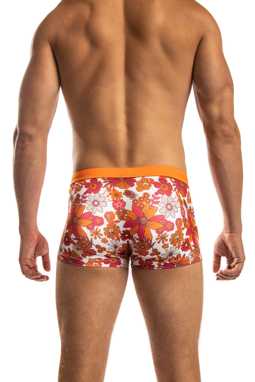 Jack Adams Bali Swim Trunk in flower power - orange