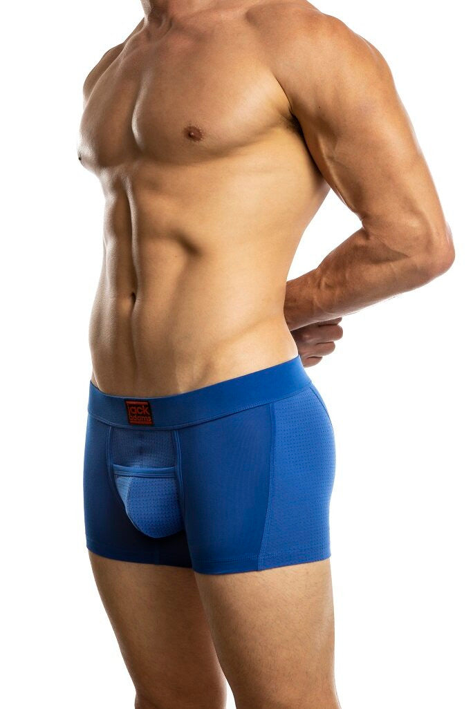 X-Train Boxer Brief in royal from Jack Adams.  Your everyday, every event mesh boxer brief.