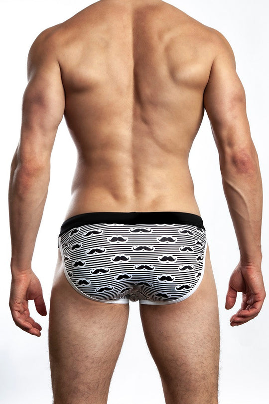 Jack Adams limited edition Stash Man Swim Brief boasts a sports cut with a perfectly cut frontal pouch. A fun men&