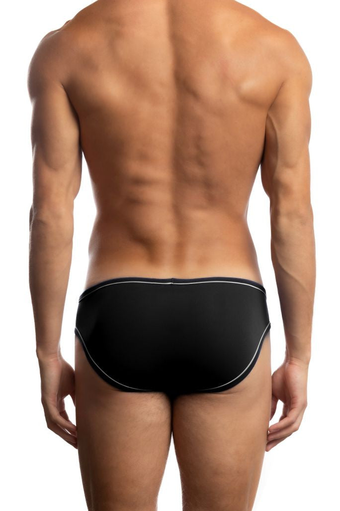 Jack Adams LUX Profile Brief in black with white piping - men&
