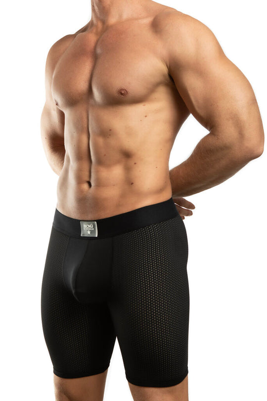 BCNU Air | Flex Compression Short by Jack Adams in black. sexy, functional, comfortable men&