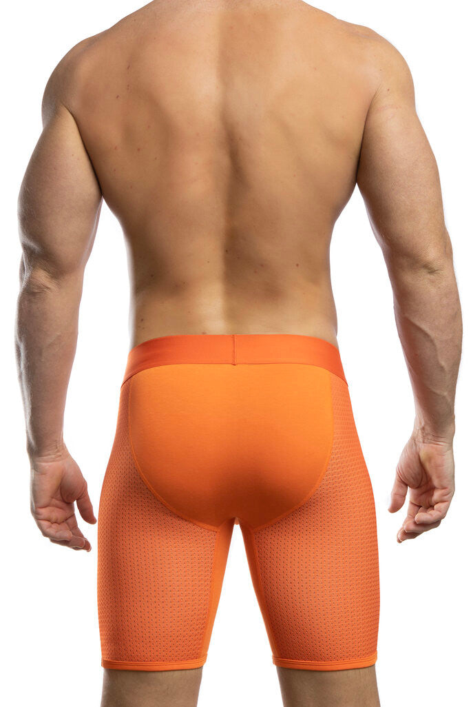 BCNU Air | Flex Compression Short by Jack Adams in orange. sexy, functional, comfortable men&