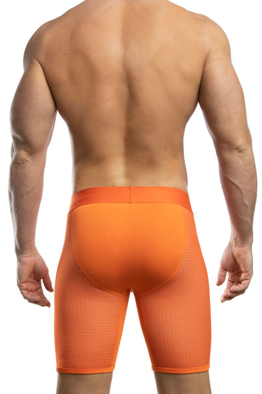 BCNU Air | Flex Compression Short by Jack Adams in orange. sexy, functional, comfortable men&
