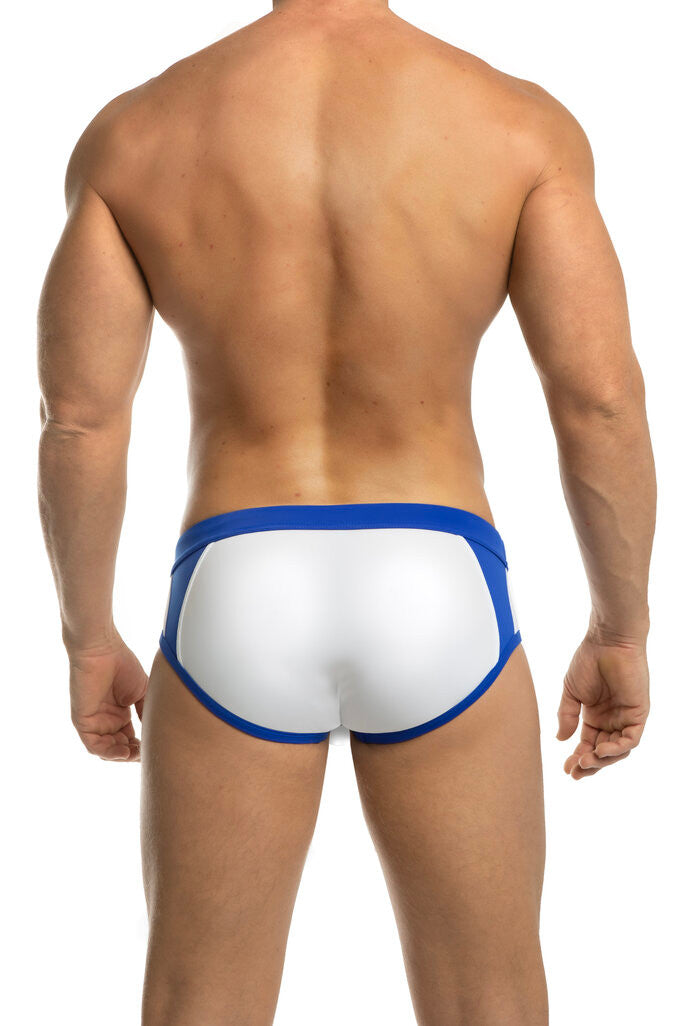 BCNU XLR8 Swim Brief in white by Jack Adams. men&