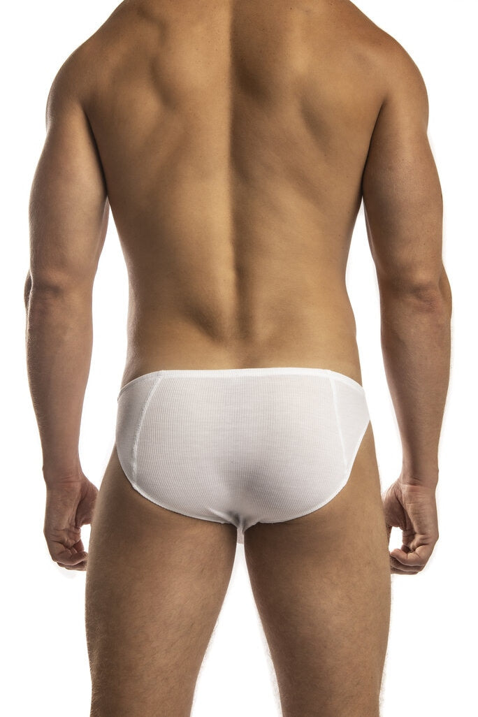 Jack Adams Rib Modal Bikini Brief in white - men&