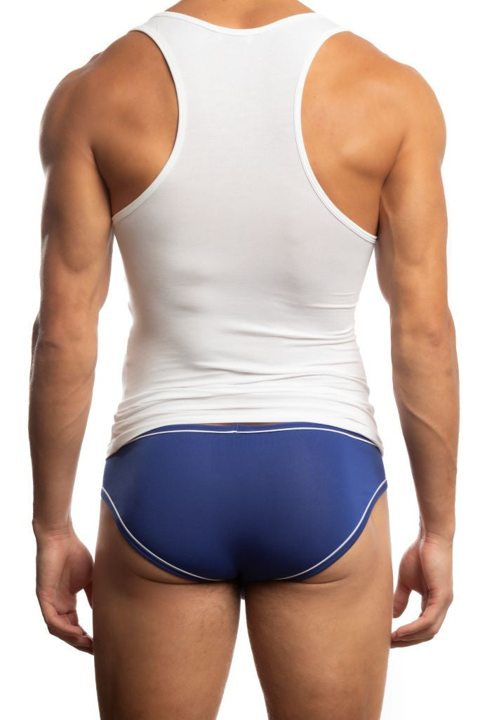 Jack Adams LUX Profile Tank Top in white  - premium, sexy, functional tank tops and shorts