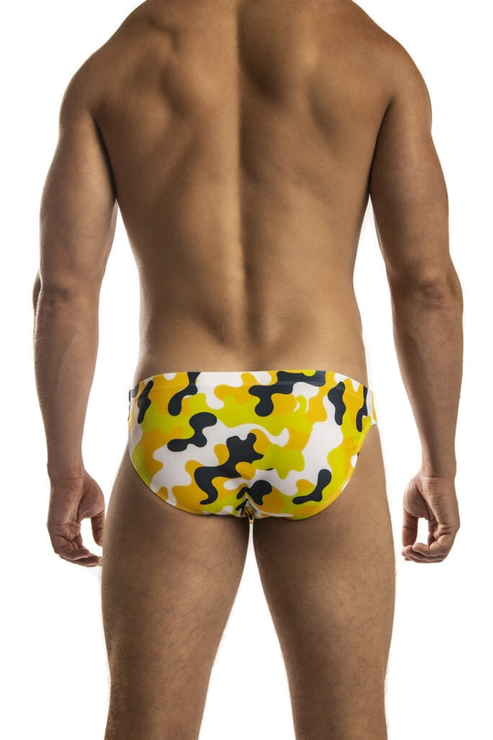 Jack Adams Second Skin Swimsuit - Camo Yellow