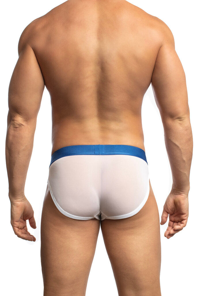 Jack Adams Al Over Mesh Brief in white - sexy, premium, functional underwear, thongs and swim wear from men