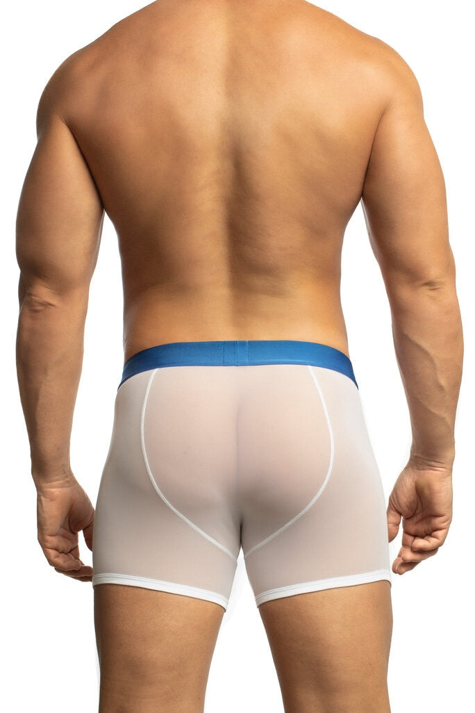 Jack Adams All Over Mesh Boxer Brief in white - sexy, premium, functional men&