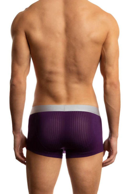 Jack Adams Air Army Wide Ribbed Modal Trunk in imperial purple - men&