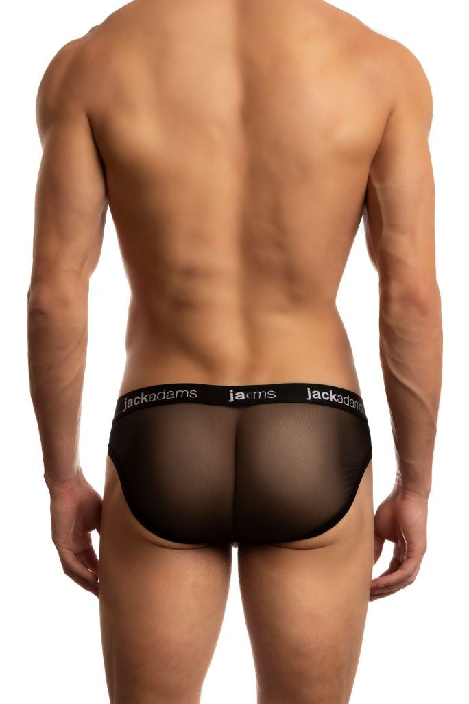 Jack Adams Excite Sheer Brief in black -  men&