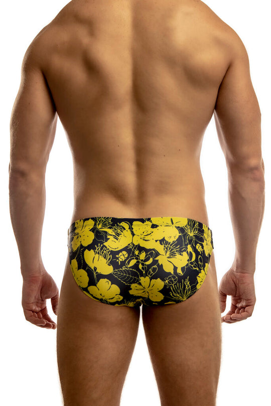 Jack Adams Second Skin Swimsuit - Hibiscus Royal/Yellow
