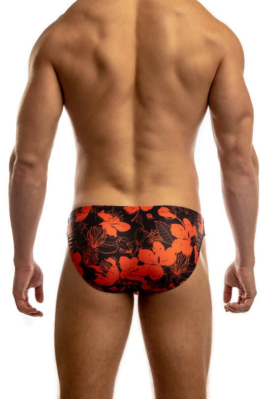 Jack Adams Second Skin Swimsuit - Hibiscus Navy/Red