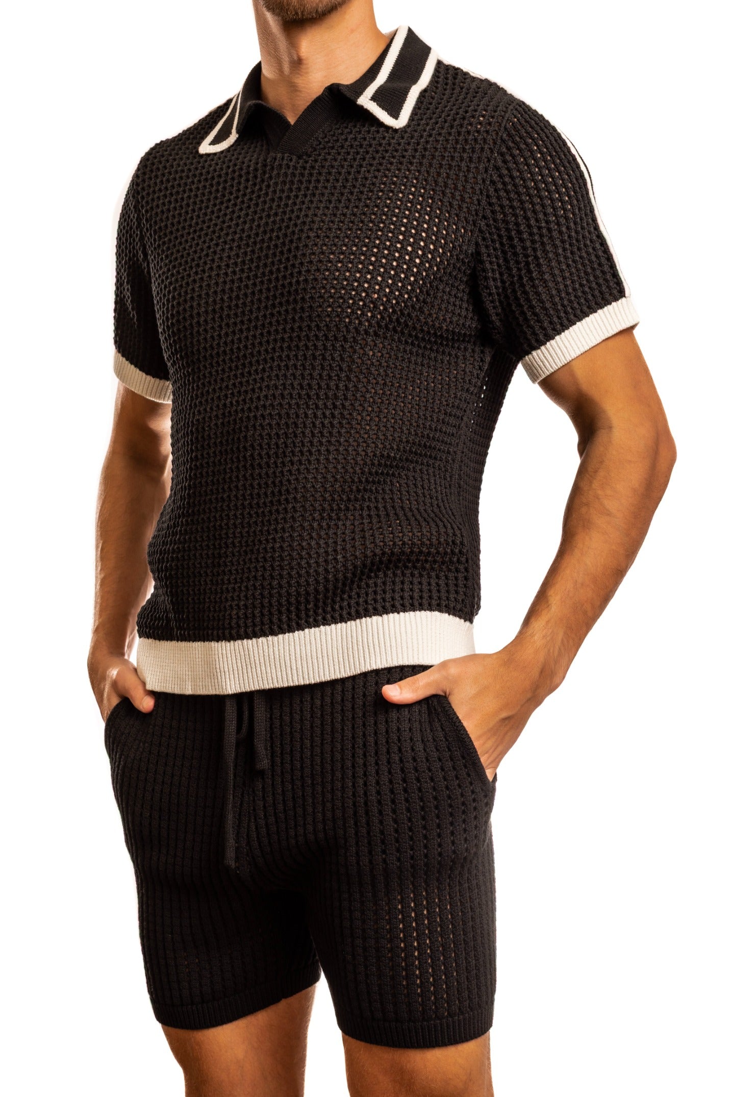 Matteo Crochet Knit Pull Over Shirt – Jack Adams