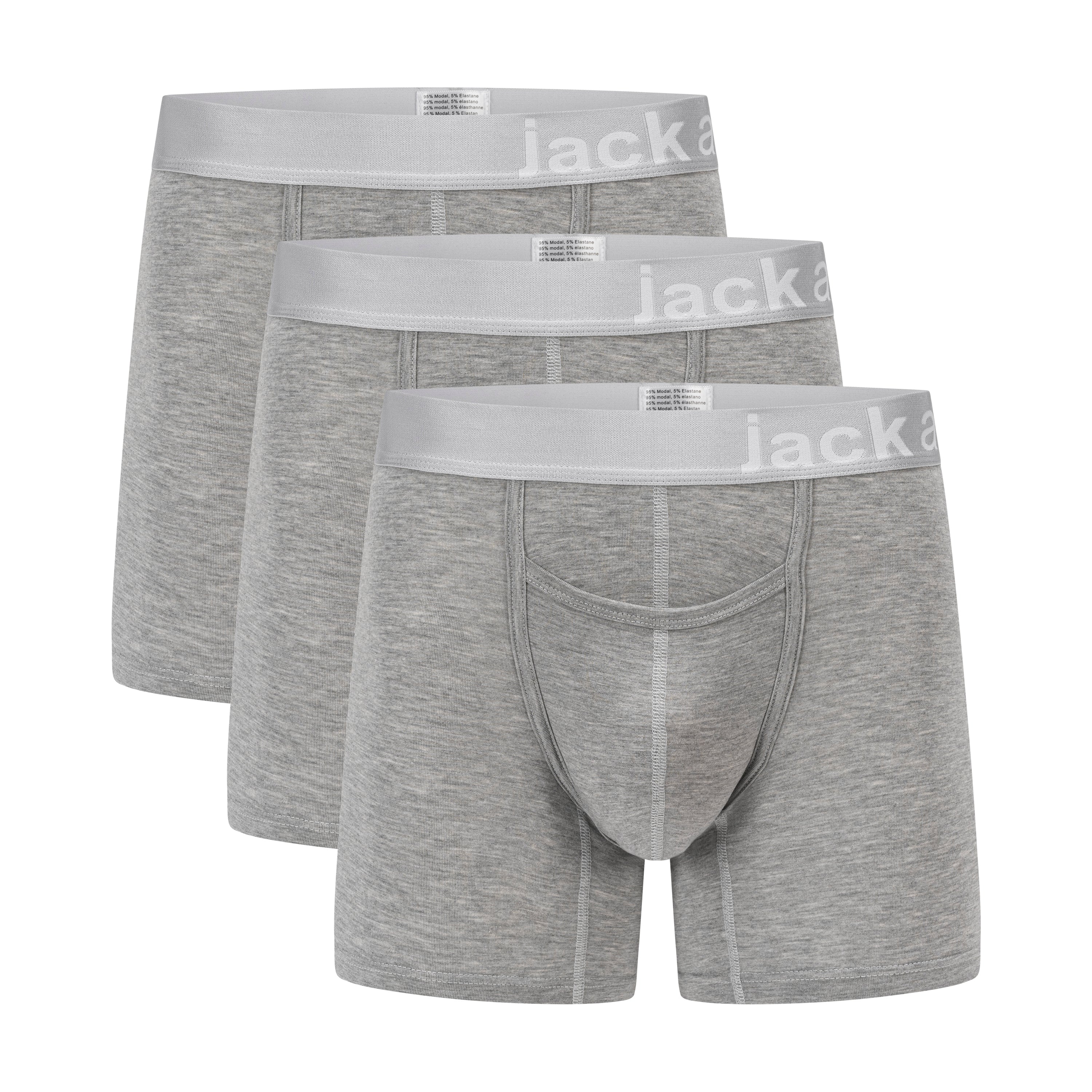 Zen Modal Horizontal Fly Boxer Brief - 3 Pack – Jack Adams